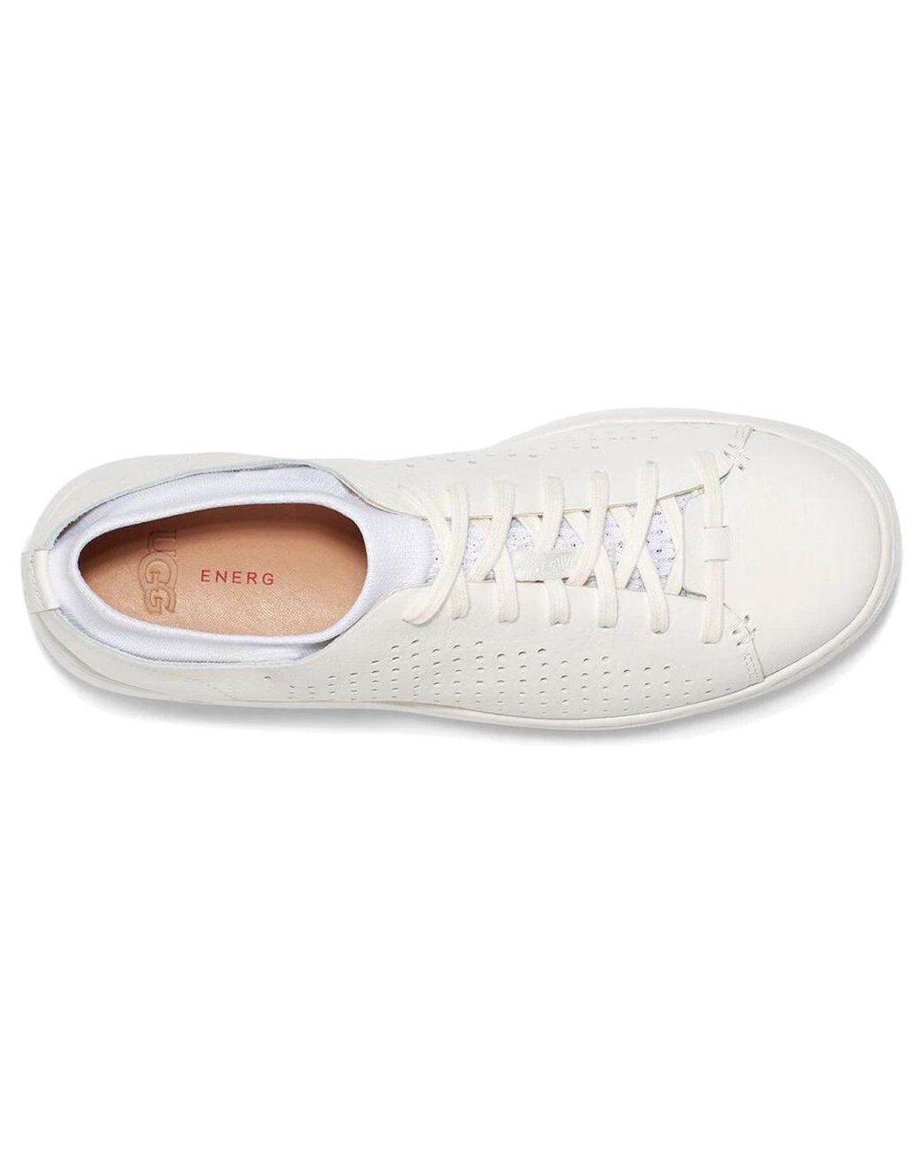 Ugg White Pismo Cozy Casual Sports Low Tops Skateboarding Shoes for men