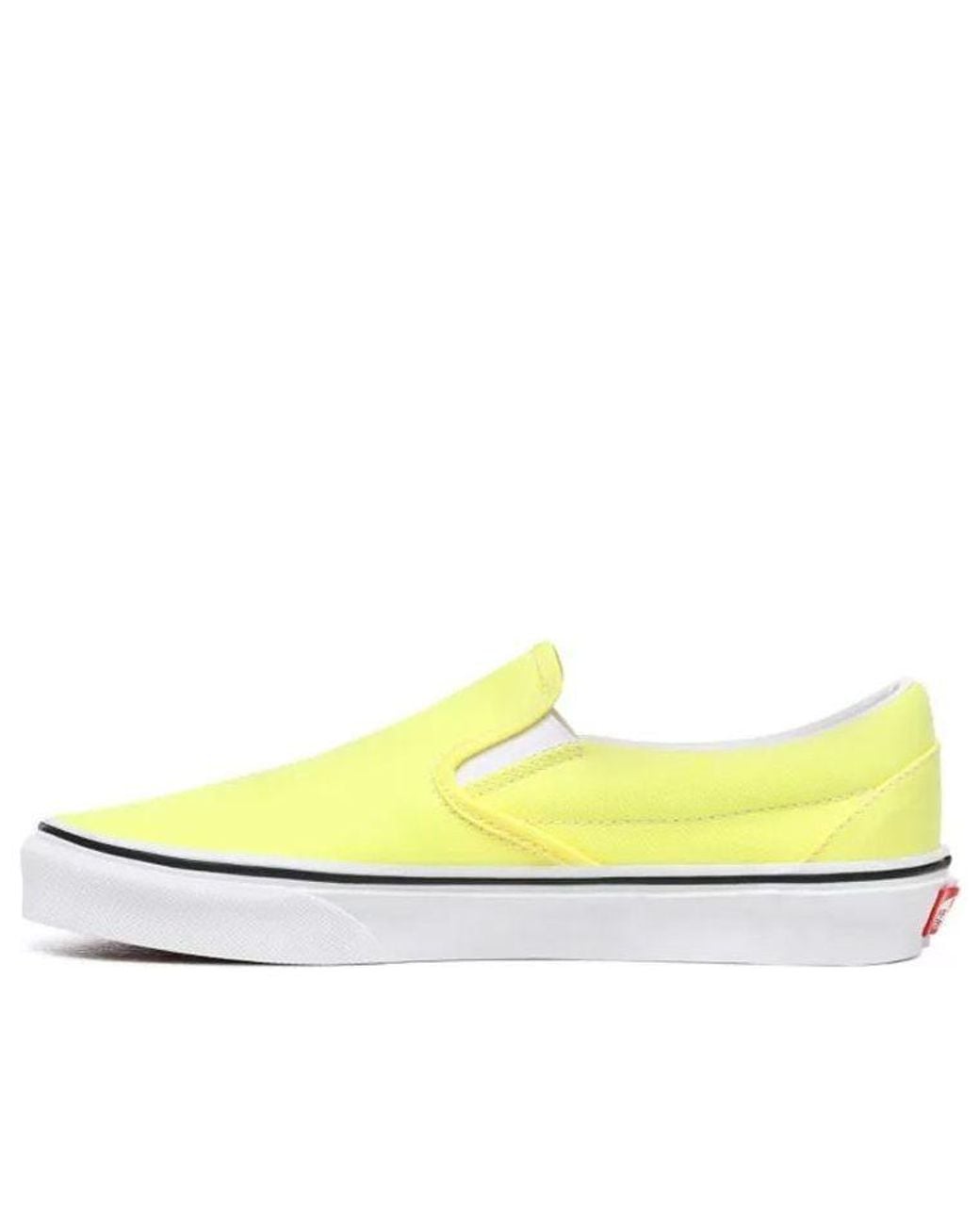 Vans Yellow Neon Classic Slip-On 'Lemon' for men
