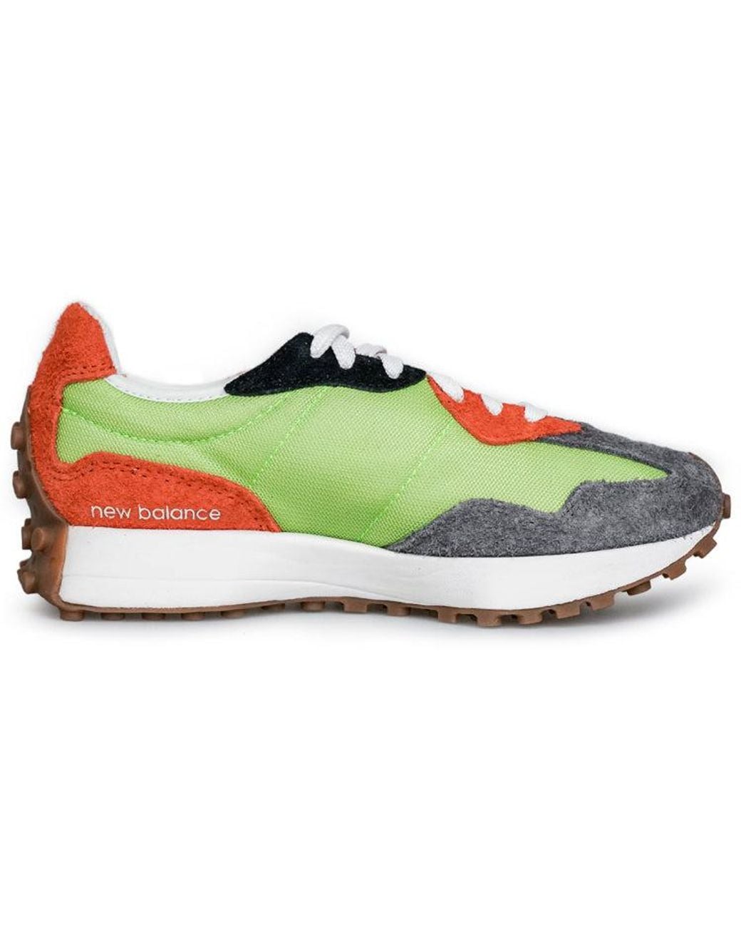 New Balance White 327 'Fluorescent' for men