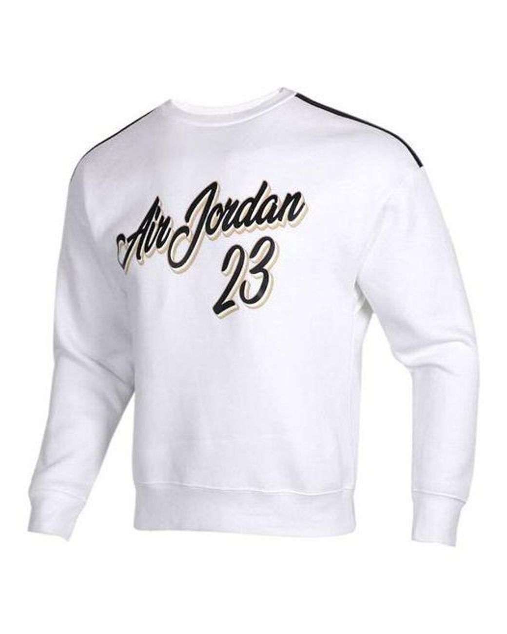 Nike White 23 Remastered Plush Pull-On Sweatshirt For for men