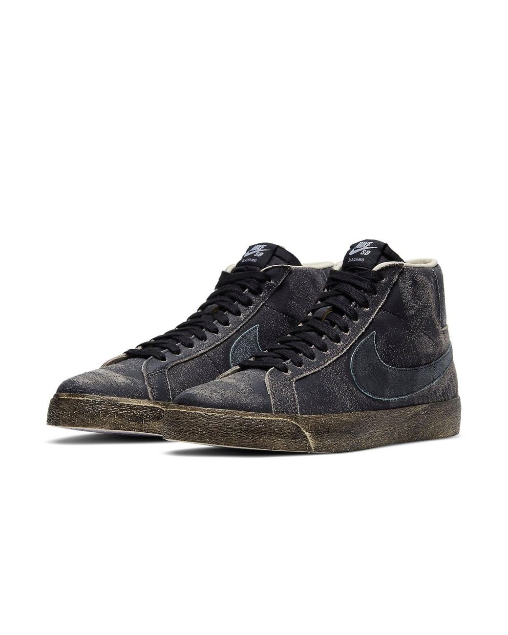 Nike Black Zoom Blazer Mid Premium Sb 'Faded' for men