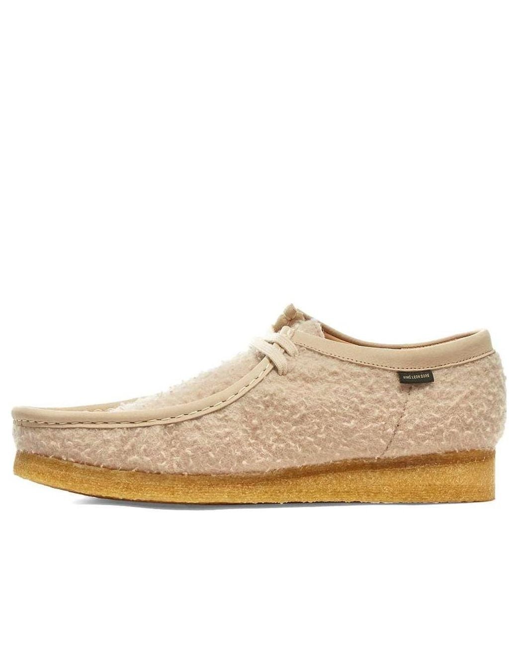 Clarks Natural X Aime Leon Dore Wallabee Casentino Wool for men
