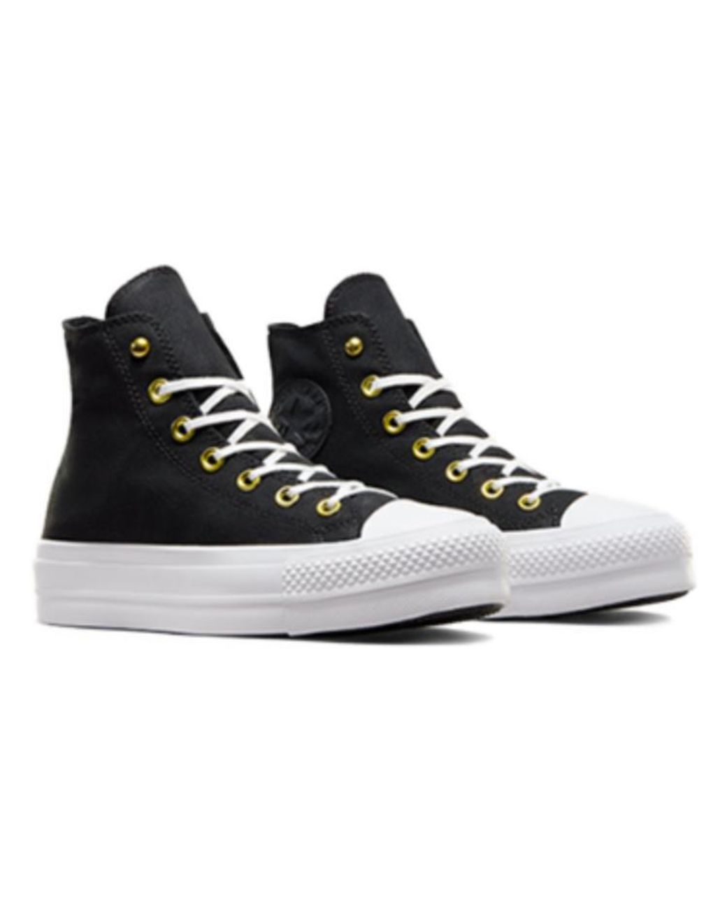 Converse Black (Wmns) Chuck Taylor All Star Lift Platform Star Studded