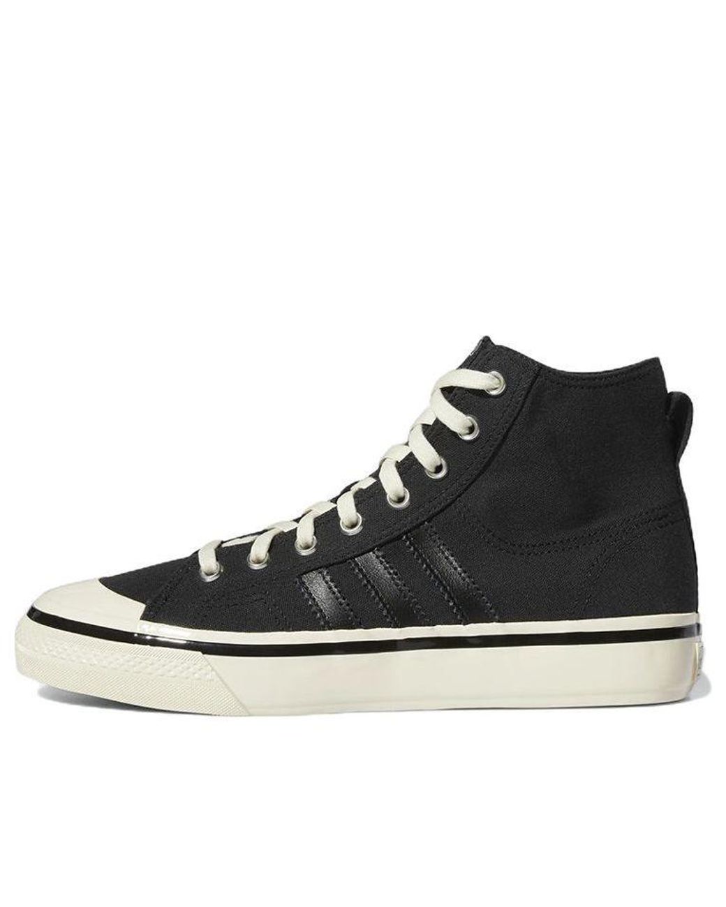 adidas Nizza Hi Rf 74 Shoes 'Core' in Black for Men | Lyst