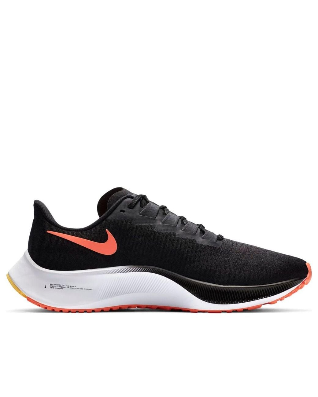 Nike Black Air Zoom Pegasus 37 Bright Mango' for men