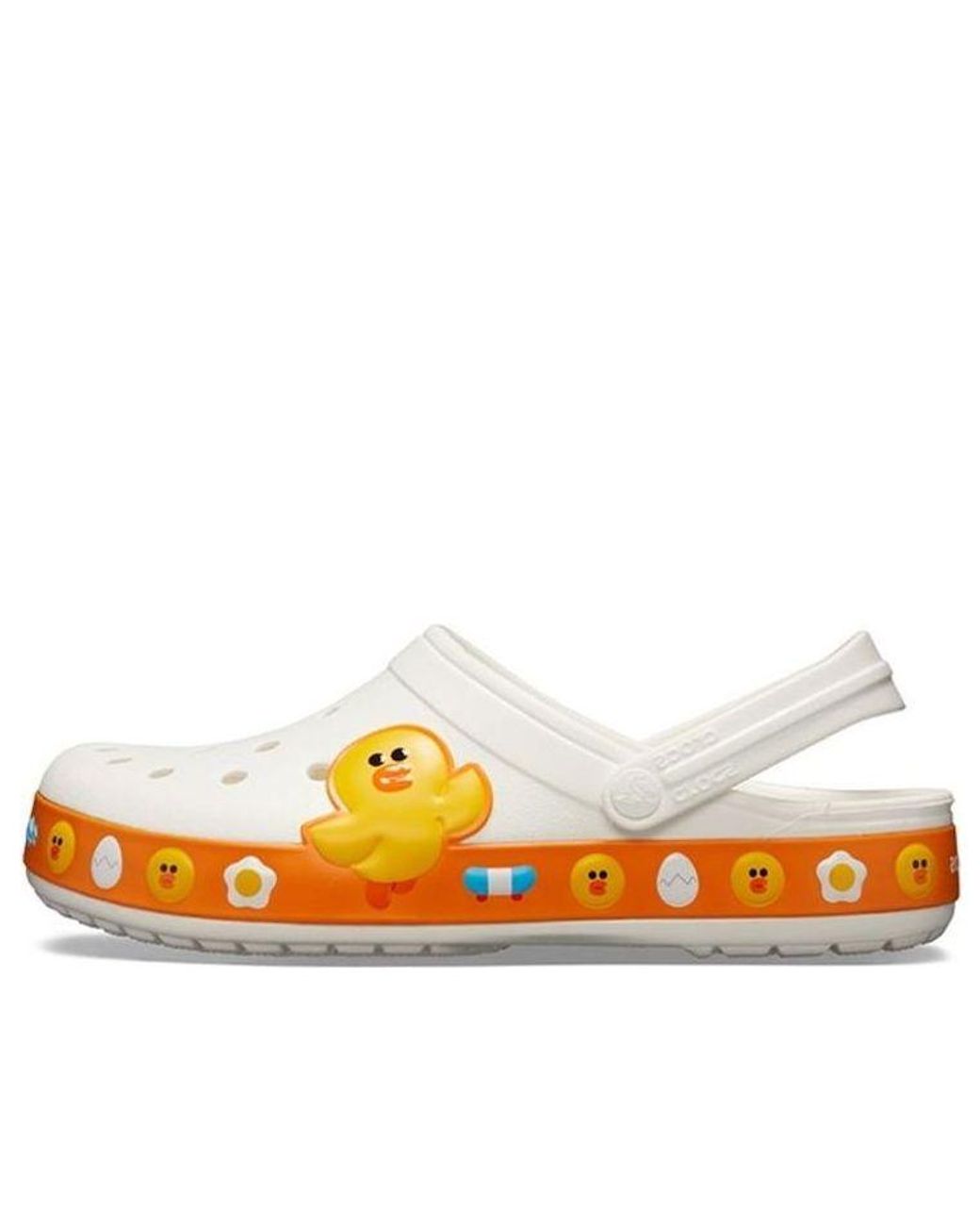 CROCSTM Orange Classic Clog Line Friends Beach Sandals