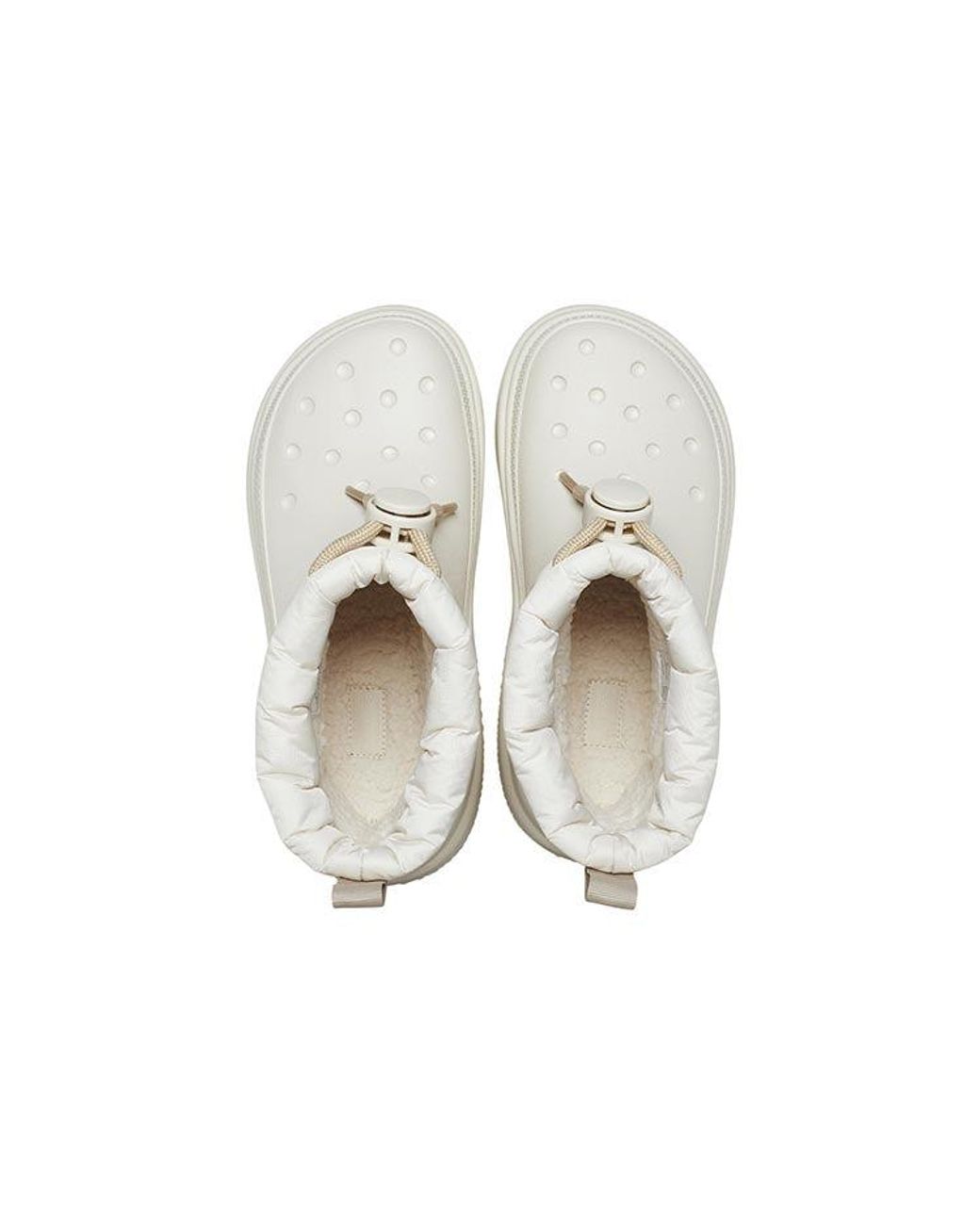 CROCSTM White Stomp Puff Boots 'Stucco' for men