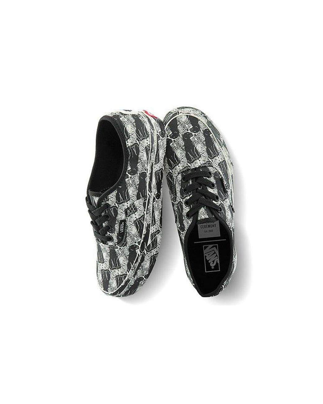 Vans Black Opening Ceremony X Authentic 'Leopard Checker' for men