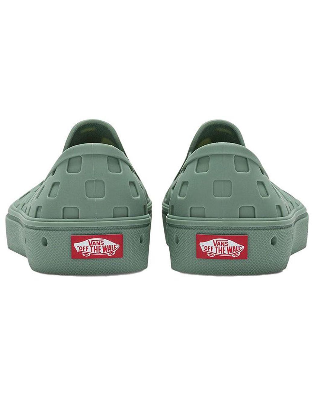 Vans Green Trek Slip-On Low Tops Casual Skateboarding Shoes for men