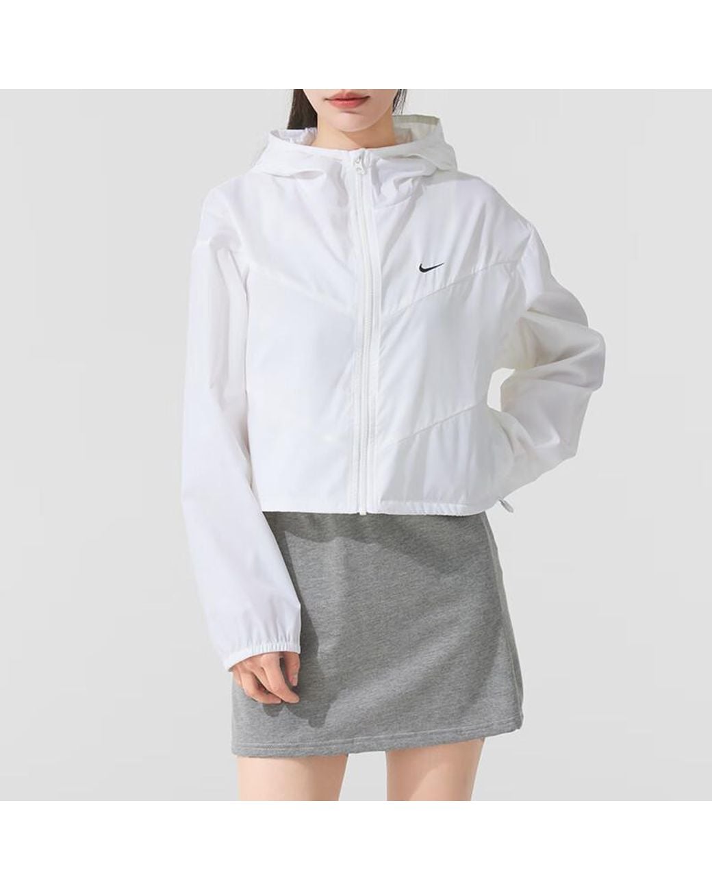 Adidas White (Wmns) Nike Sportswear Windrunner Asia Sizing