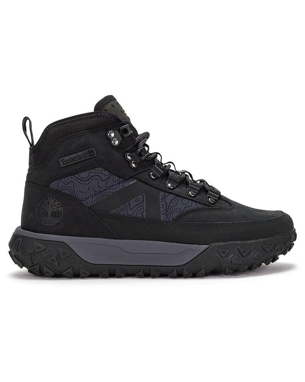 Timberland Black Greenstride Motion 6 Waterproof Mid Hikers for men
