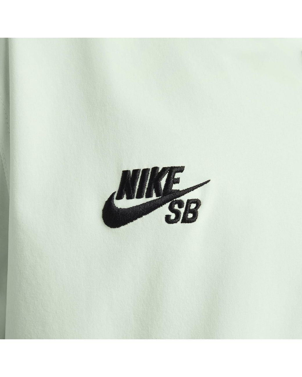 Nike Green Sb Short-Sleeve Button-Up Skate Bowler Shirt 'Federation Agnostic' for men