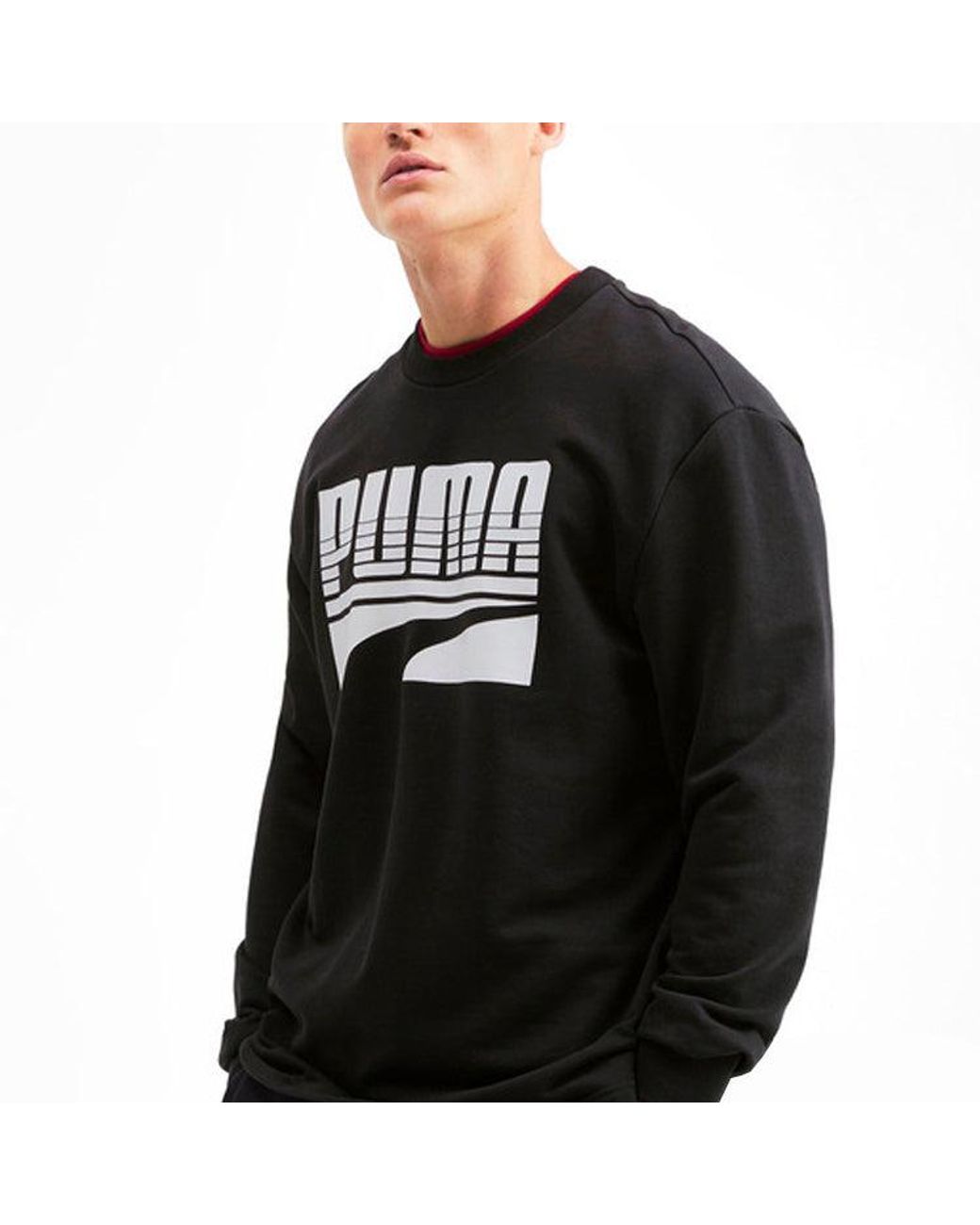 PUMA Black Rebel Bold Logo Sweater for men