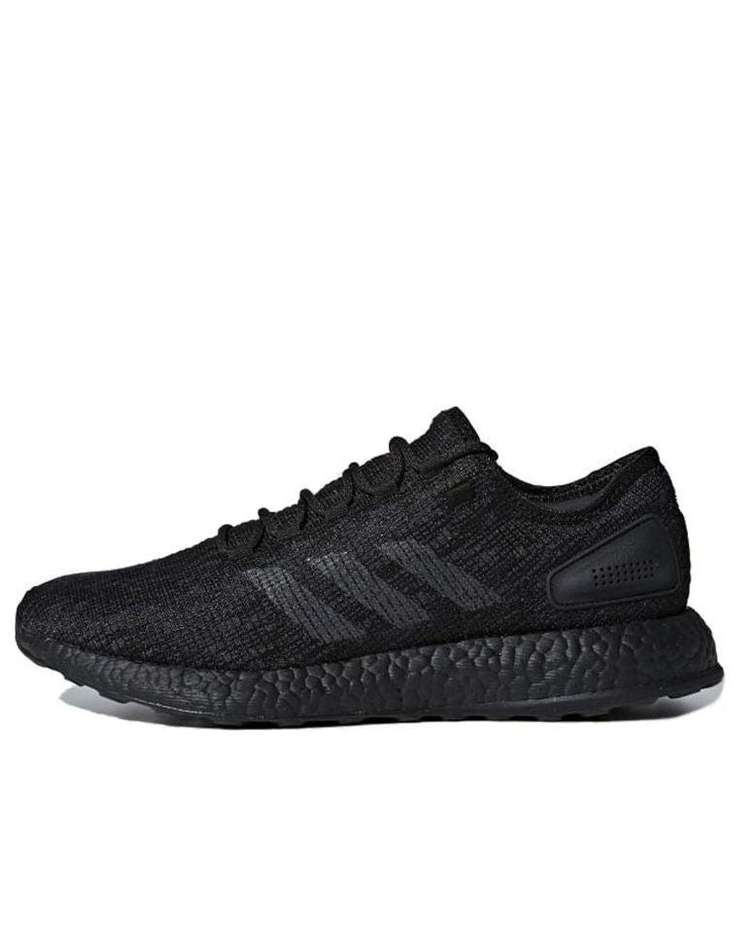 Adidas Black Pureboost 'Triple' for men