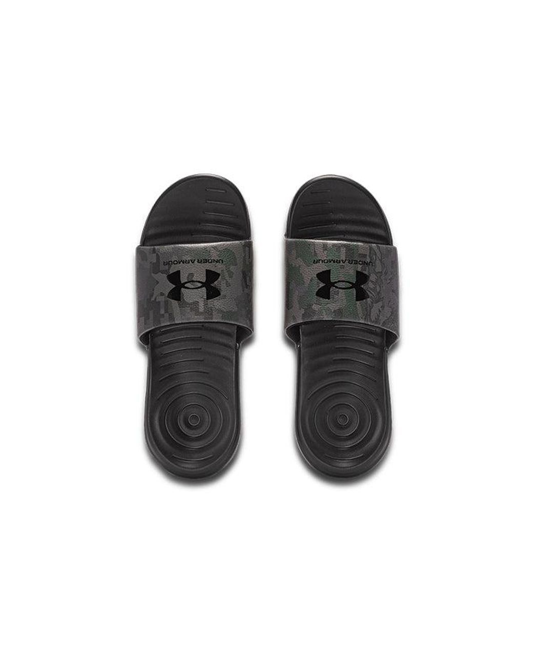 Under Armour Brown Ansa Graphic Slide 'Digital Camo' for men