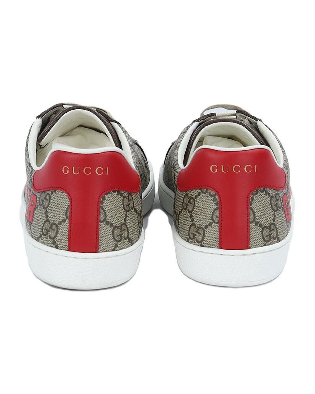 Gucci Gray Ace 'Tiger Patch' for men