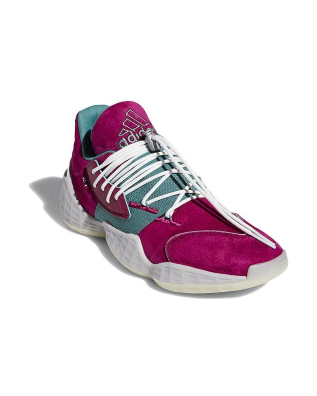 Adidas Purple X Daniel Patrick Harden Volume 4 'Power Berry Tech Emerald' for men