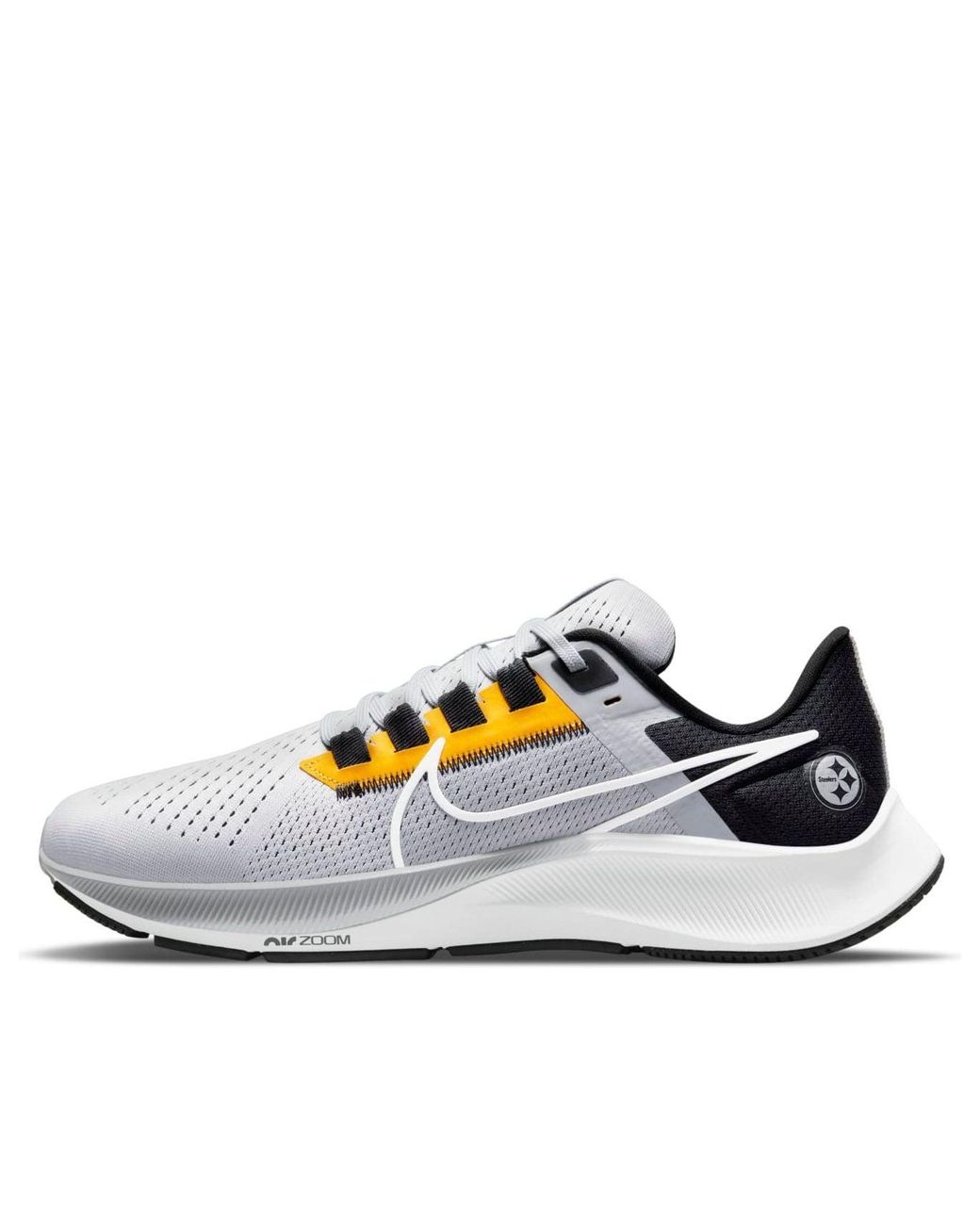 Nike White X Nfl Air Zoom Pegasus 38 'Pittsburgh Steelers' for men