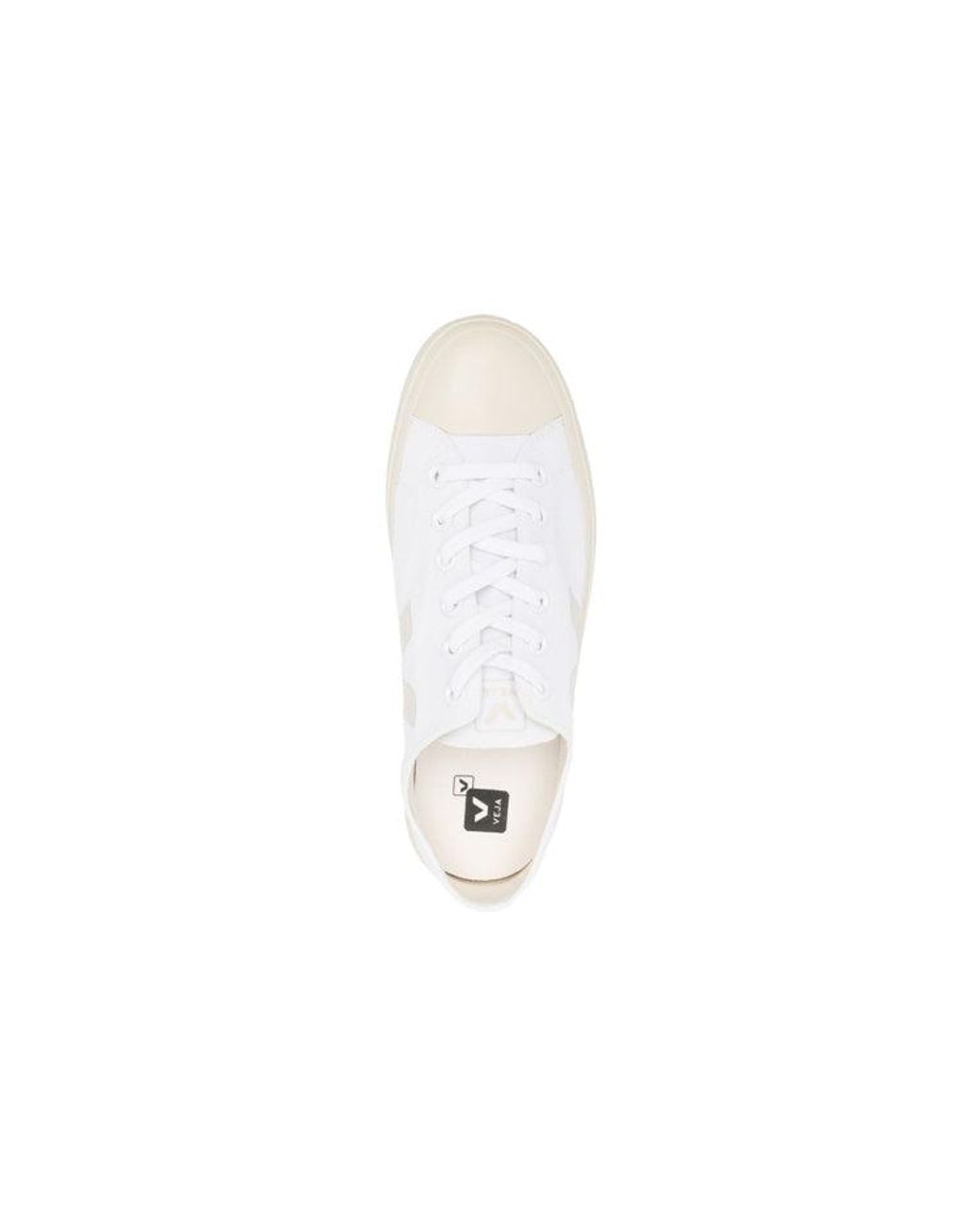 Veja White Wata Ii Canvas Pierre'
