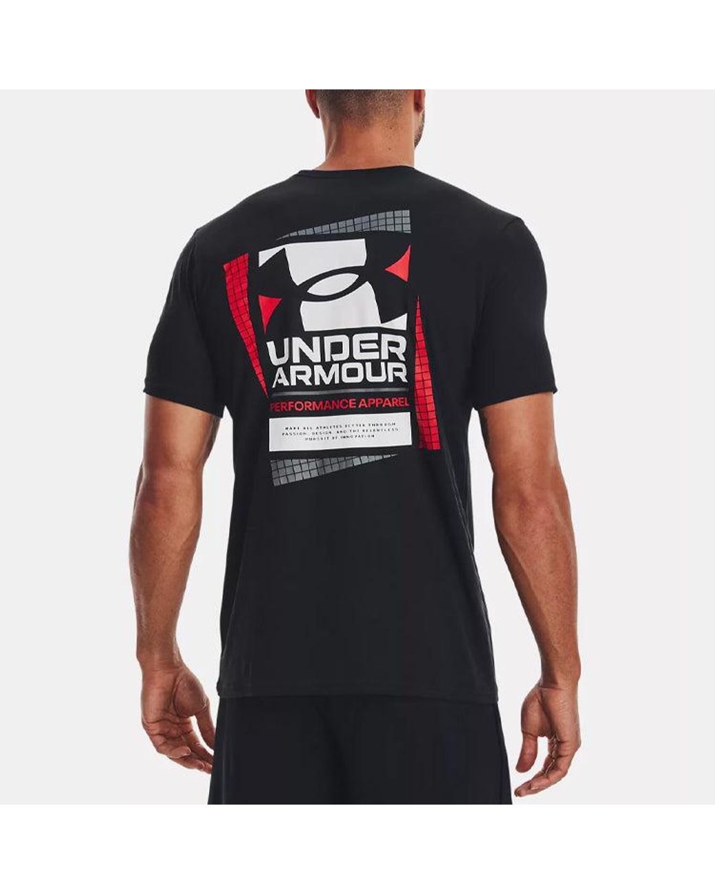 Under Armour Black Box Logo T-Shirt for men