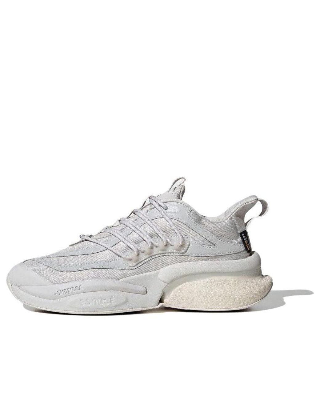 Adidas White Alphaboost V1 for men