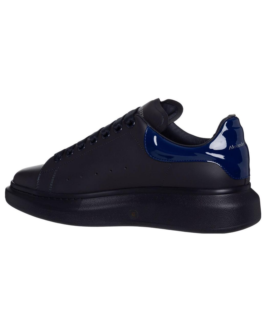 McQueen Blue Leather Oversized Sneakers for men