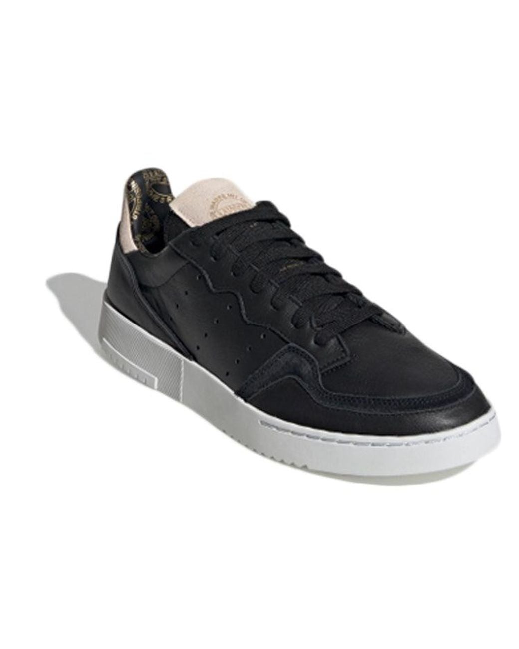 Adidas Black Supercourt 'Linen' for men