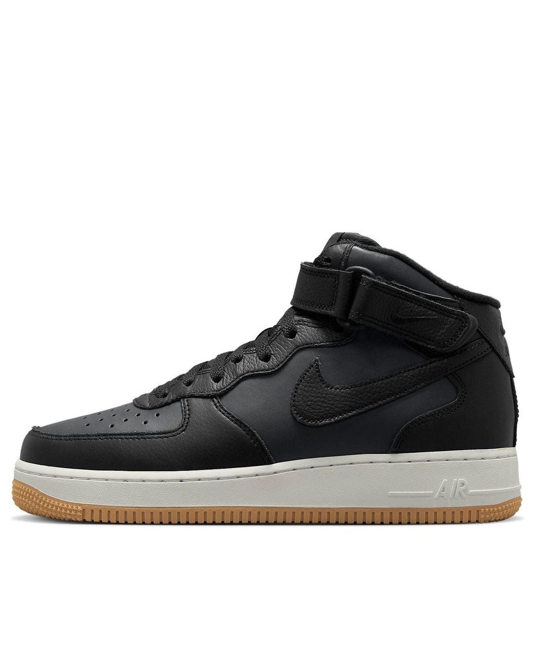 Nike Black Air Force 1 Mid '07 Lx 'Anthracite Gum' for men