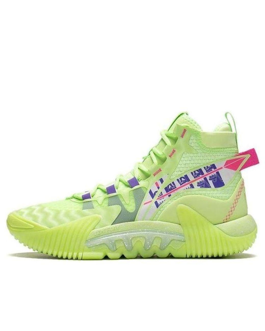 Li-ning Green Badfive 2 High 'Neon' for men