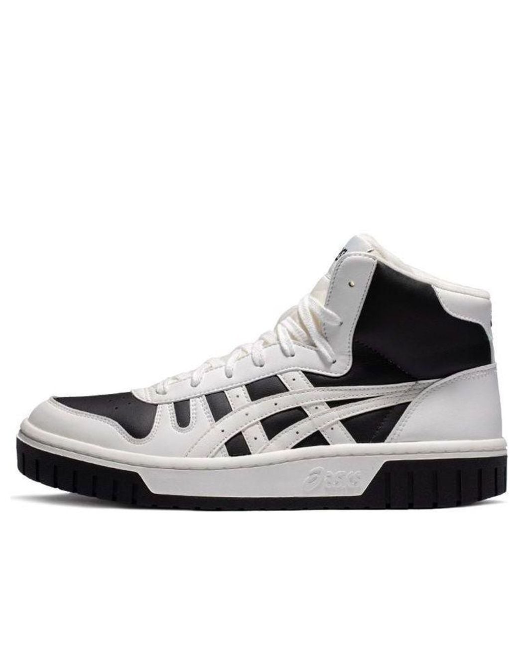 Asics Black Court Mz-Hi High-Heeled Sneakers
