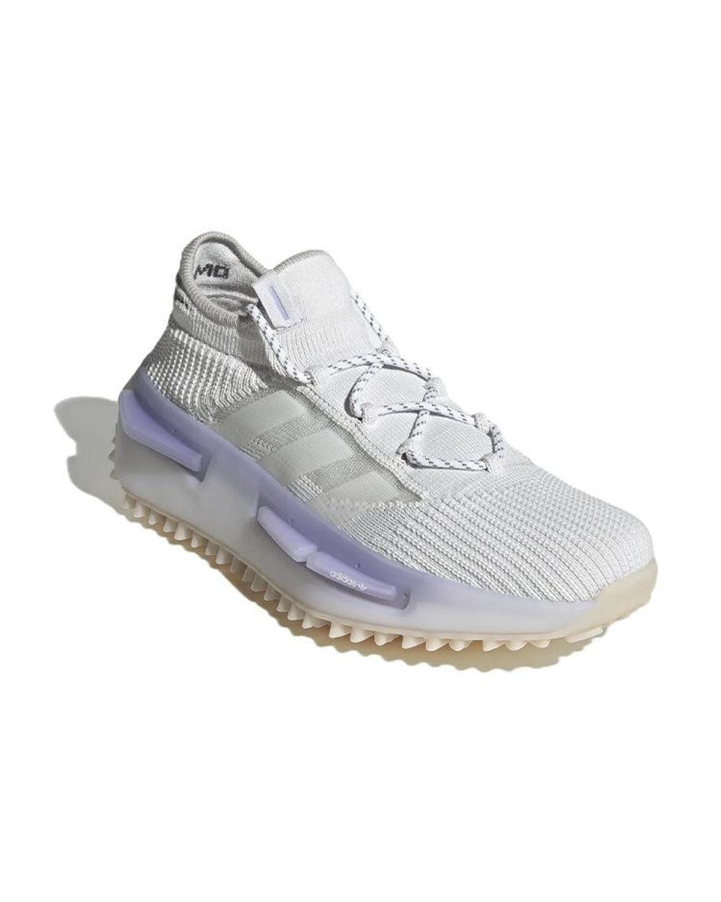 Adidas White Nmd S1 Shoes for men