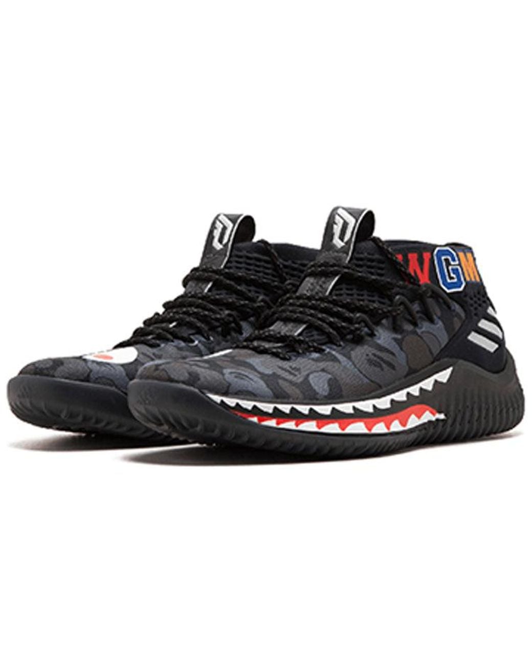 Adidas Black X A Bathing Ape Dame 4 Camo' for men