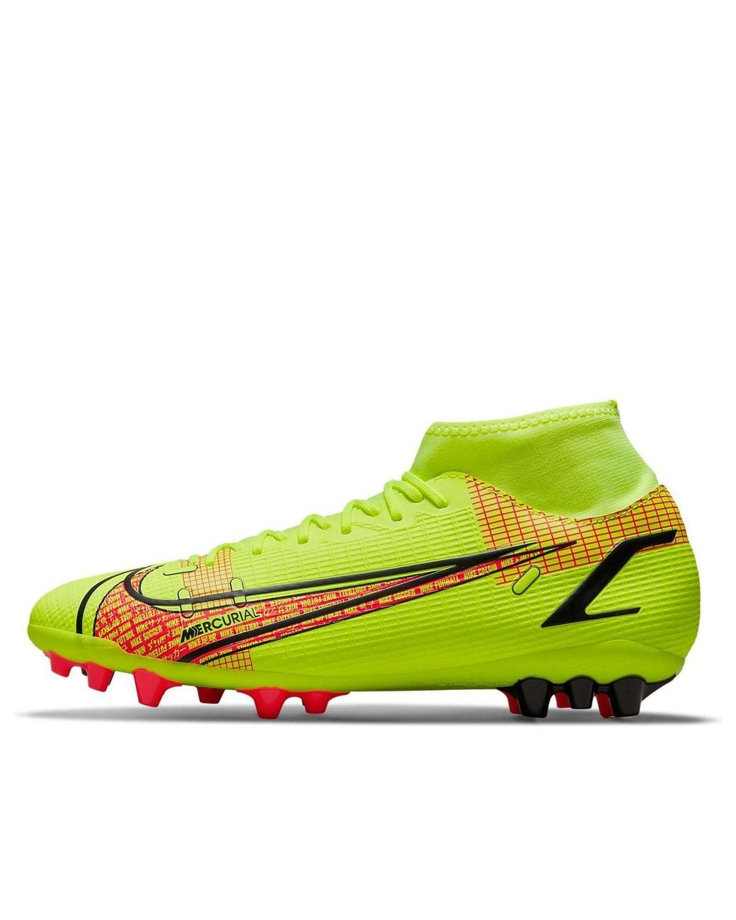 Nike Green Mercurial Superfly 8 Academy Ag Artificial Grass for men
