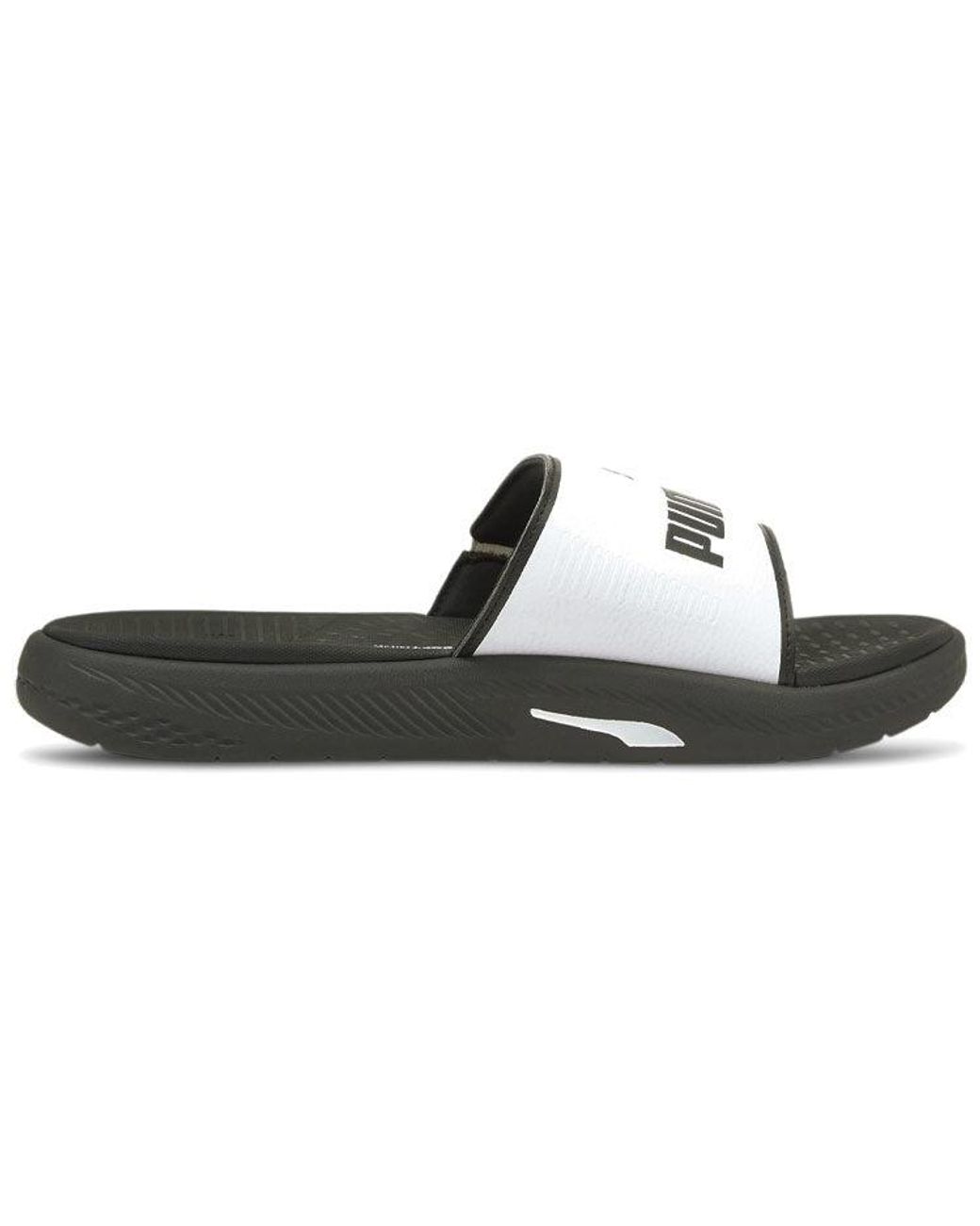 PUMA Black Softride Slide for men