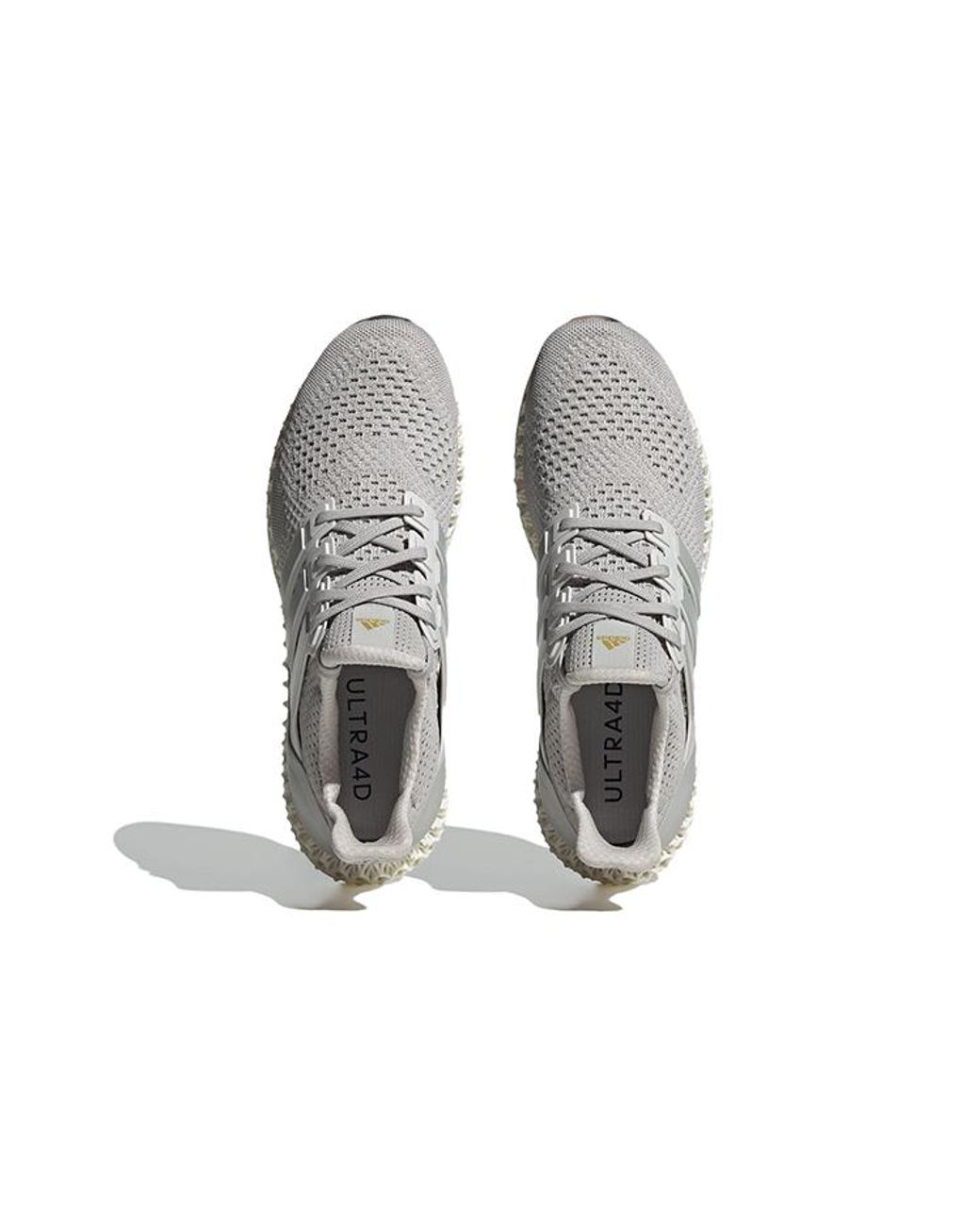 Adidas White Ultra 4D Running Shoes for men