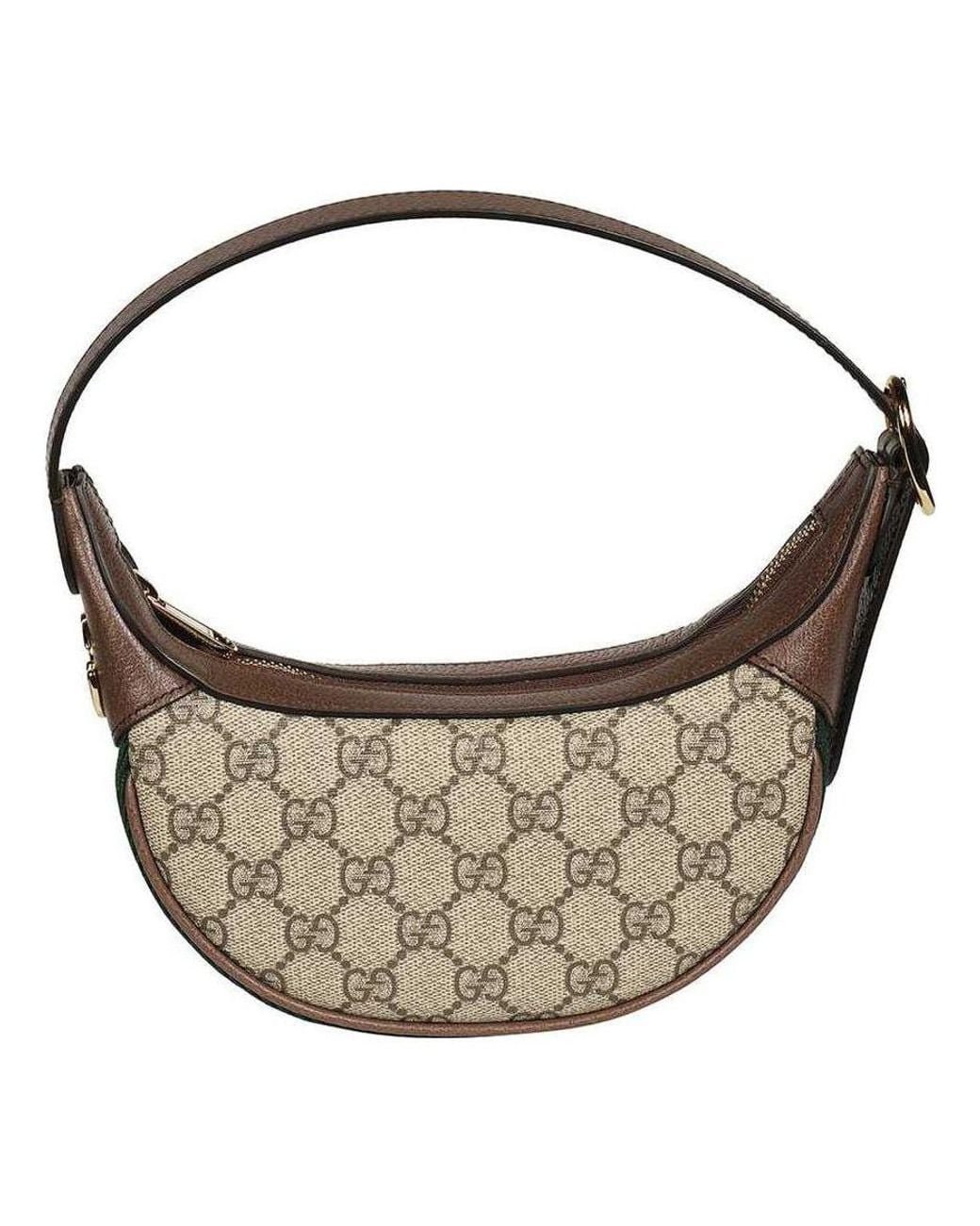 Gucci Brown Ophidia Gg Mini Shoulder Bag