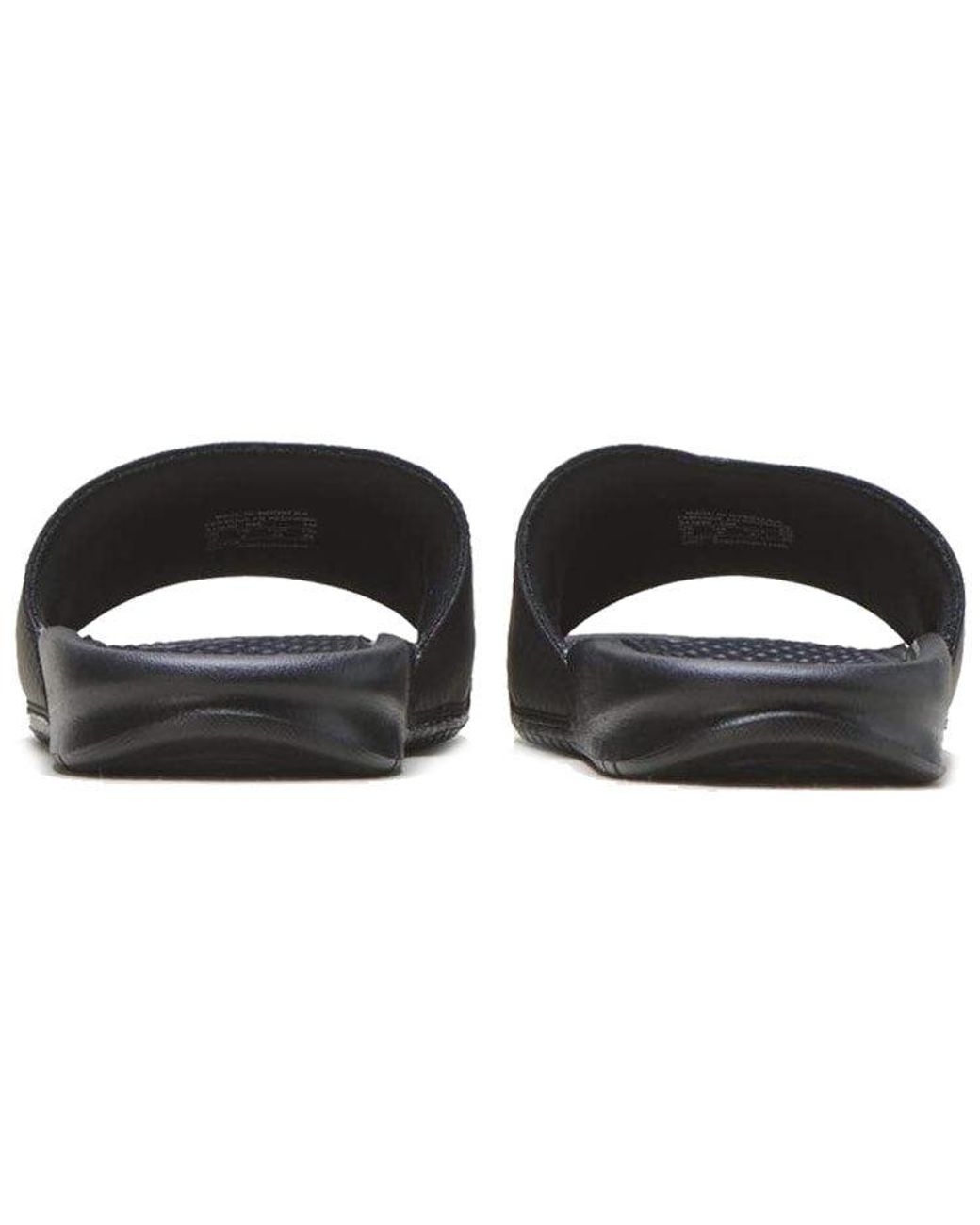 Nike Black Benassi Slide 'Just Do It' for men