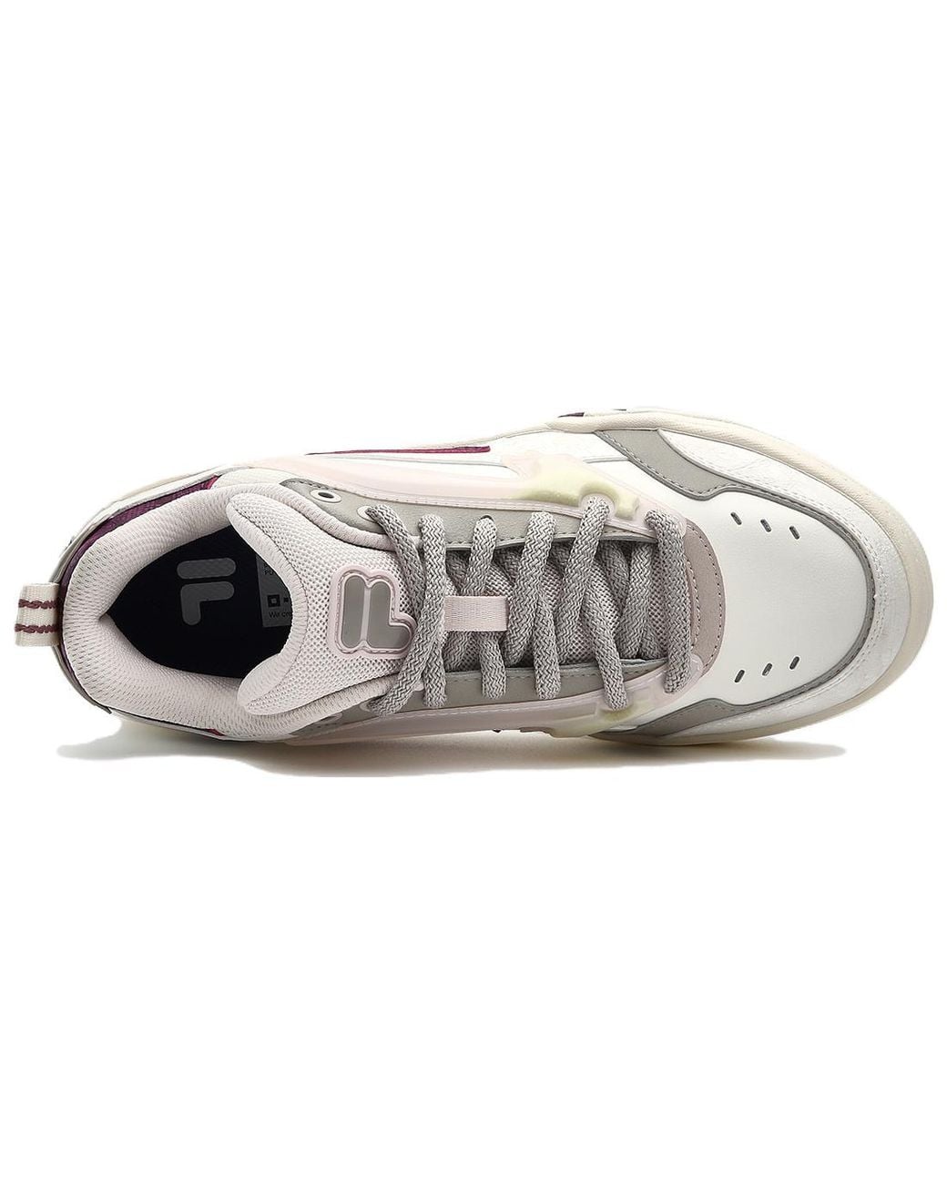 Fila White Desperado Low Top Skate Shoes for men