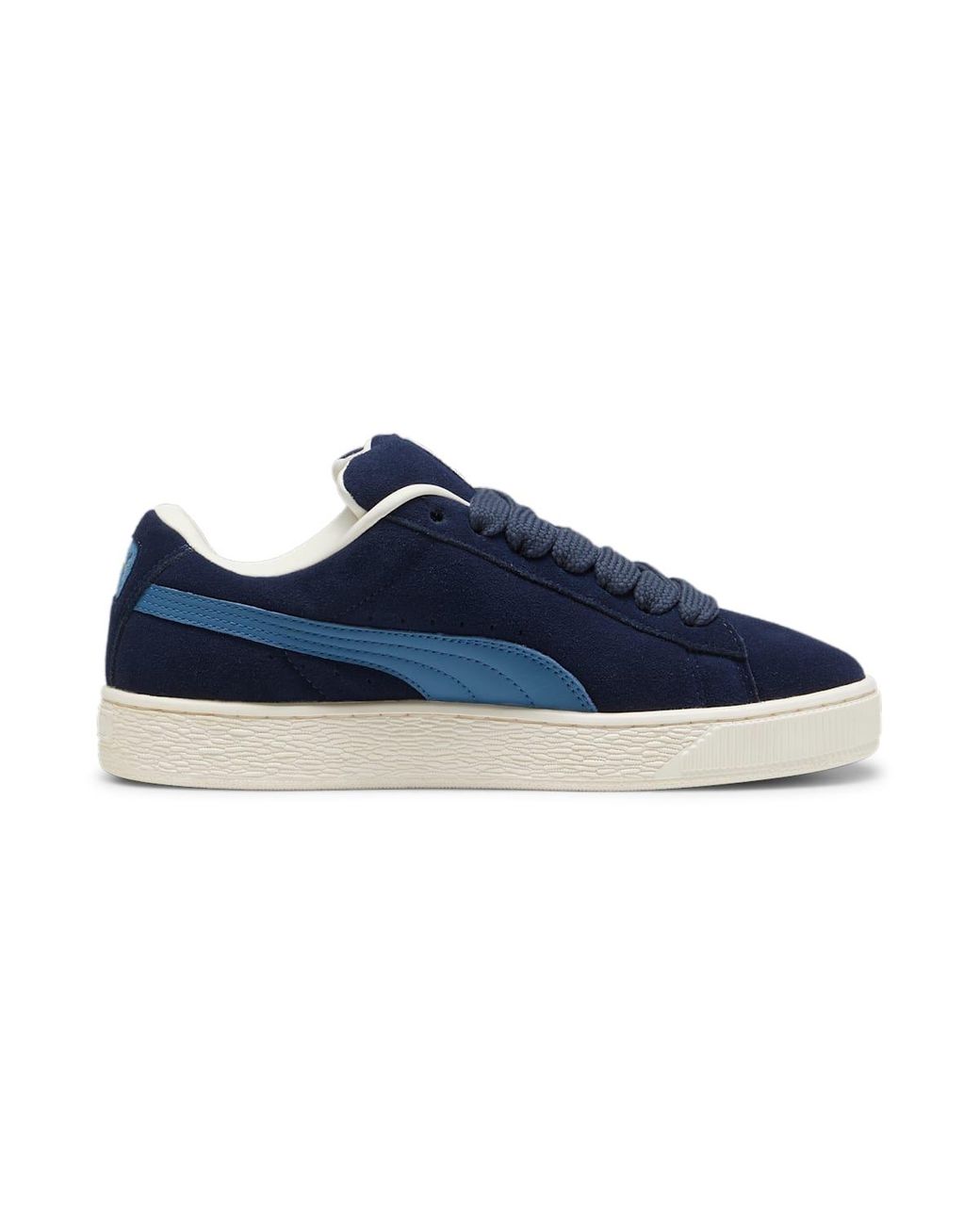 PUMA Mens Suede Xl Lace Up Sneakers Shoes Casual - Blue, Blue, 12 for men