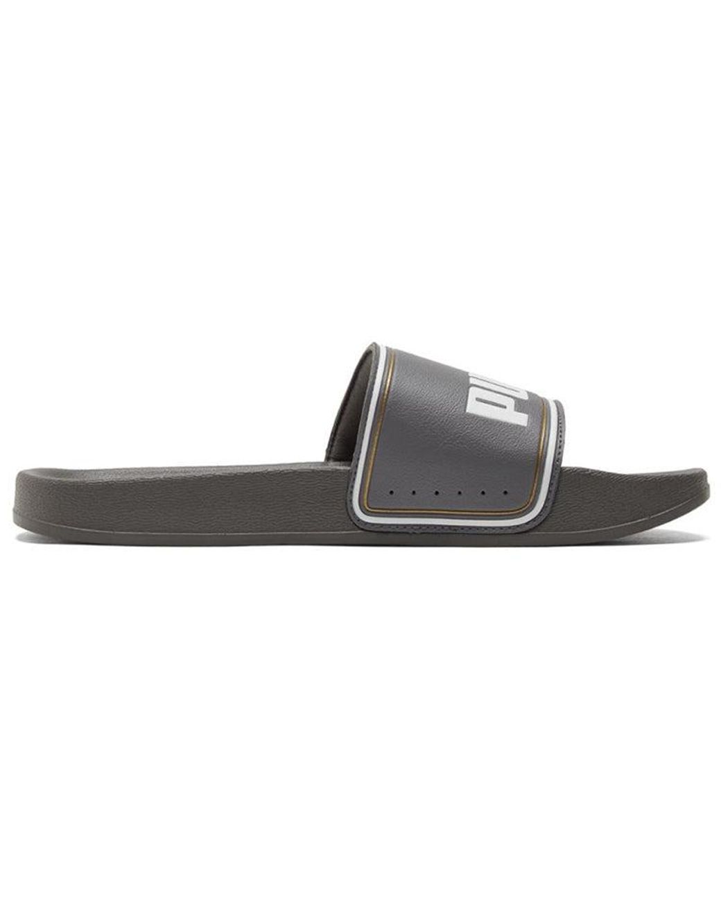 PUMA Gray Leadcat Ftr Slippers for men