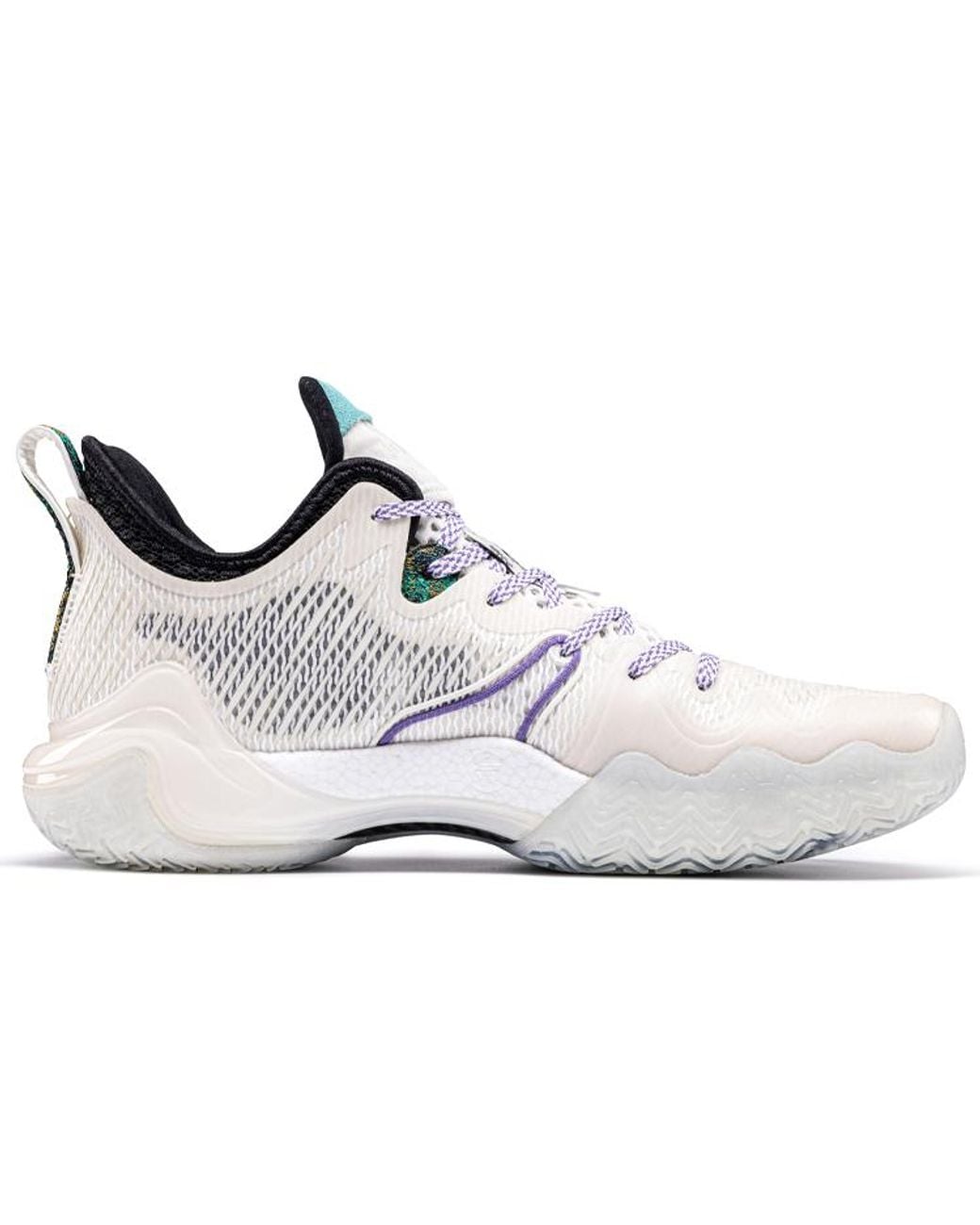 Anta White X Courtman Shock Wave 4 Pro for men