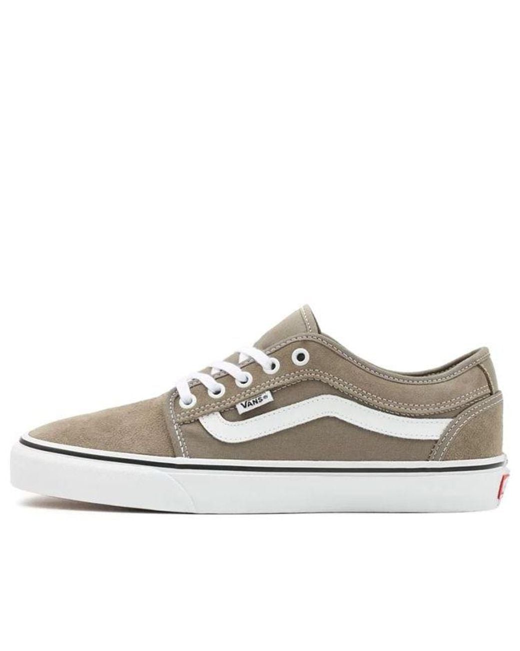 Vans White Chukka Low Sidestripe Sneakers for men