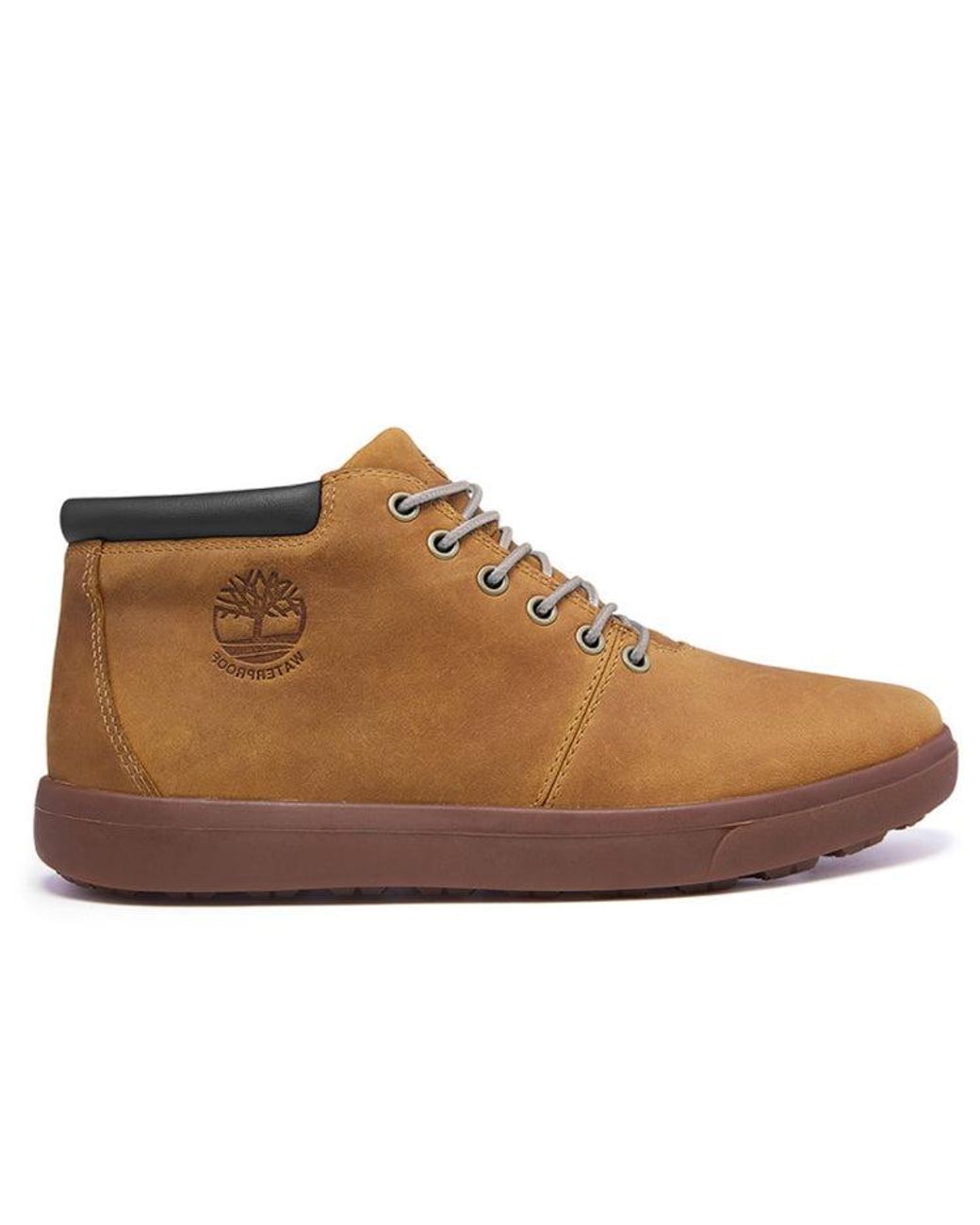 Timberland Brown Ashwood Park Mid Waterproof Leather Chukka Boots for men