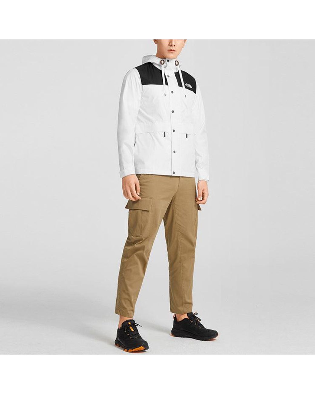 The North Face White Seasonal Mountain Jacket for men