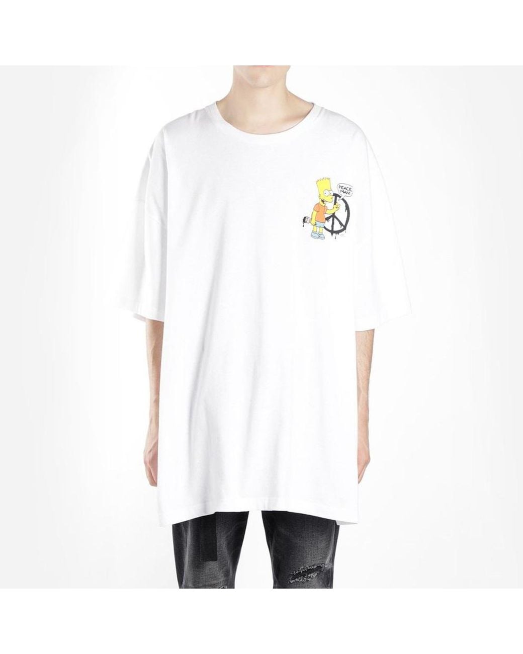 Off-White c/o Virgil Abloh White C/O Virgilabloh Simpson Arrow Short Sleeve T-Shirt for men