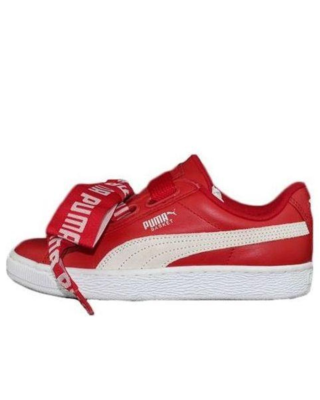PUMA Red (Wmns) Basket Heart De