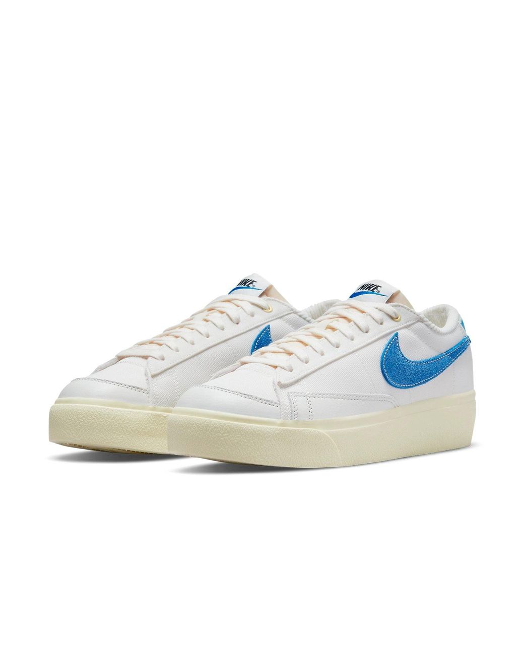 Nike Blue (Wmns) Blazer Low Platform Sneakers