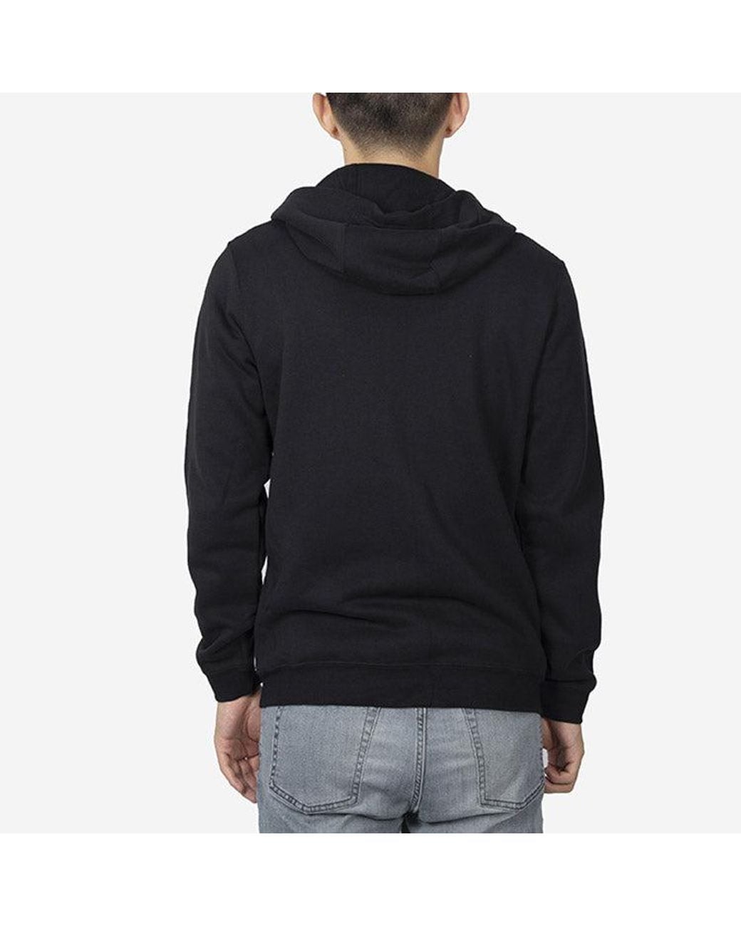 Nike Blue Logo Fleece Stay Warm Casual Sports Hooded Jacket for men