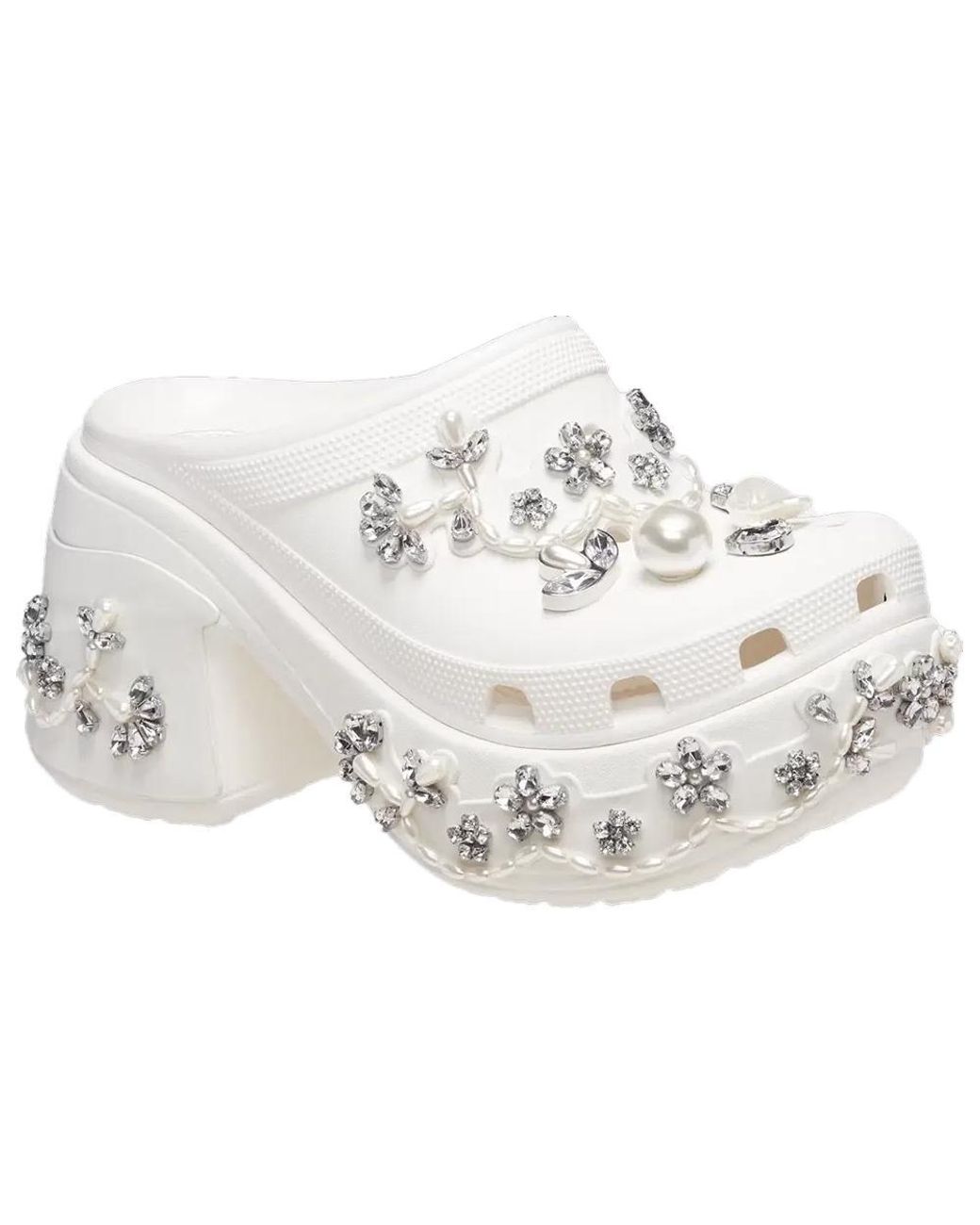 CROCSTM White X Simone Rocha Siren Clog for men