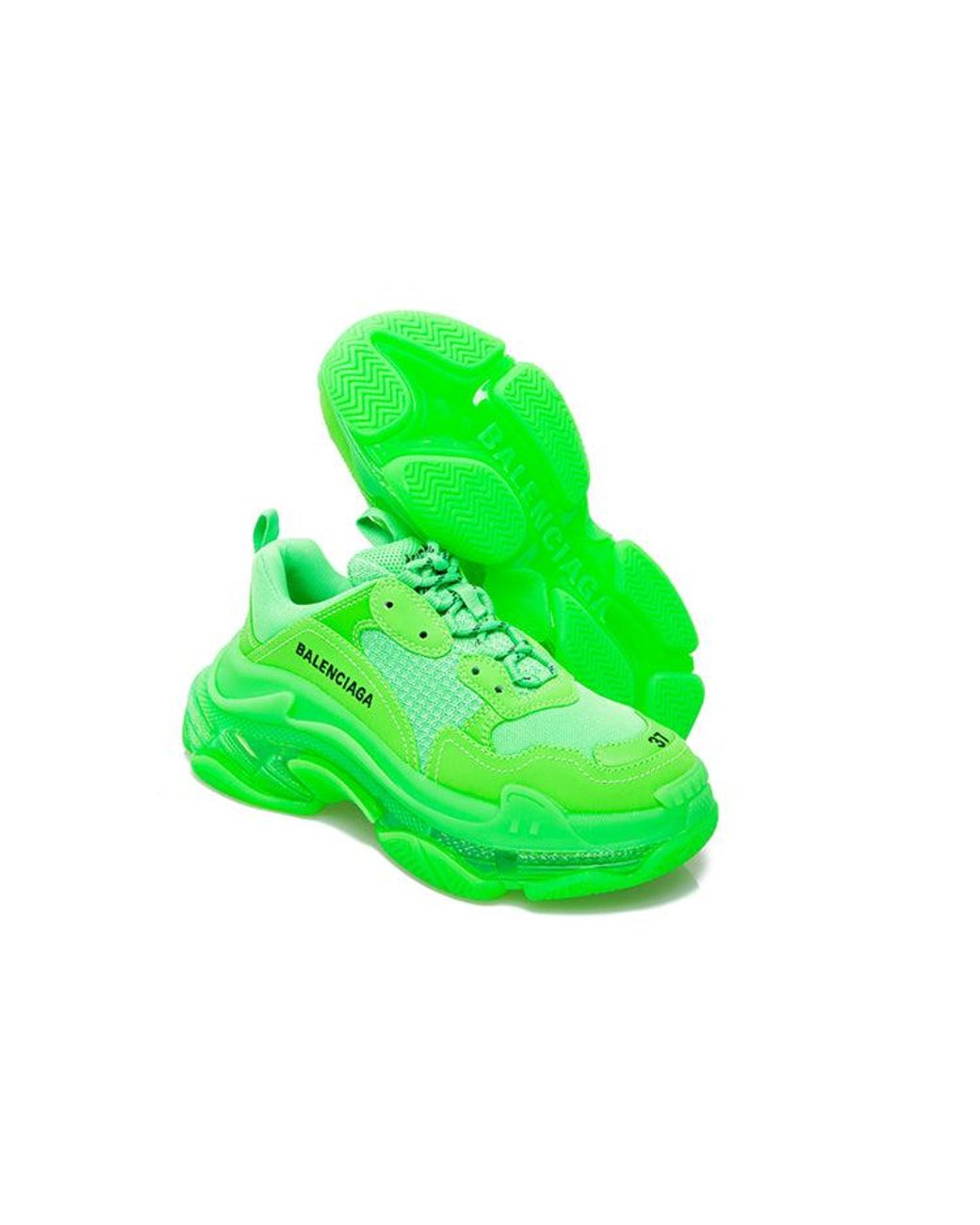 Balenciaga Green (Wmns) Triple S Sneaker